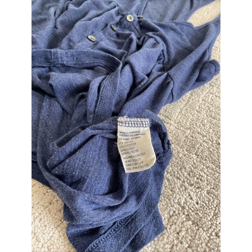 American Eagle Outfitters Tank Top, Women's Size Medium, Blue Button Up.EUC - Picture 14 of 14